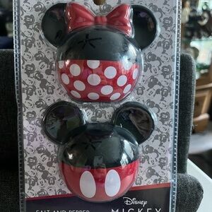 Disney Mickey Mouse Salt and Pepper Shakers. Brand new in box
